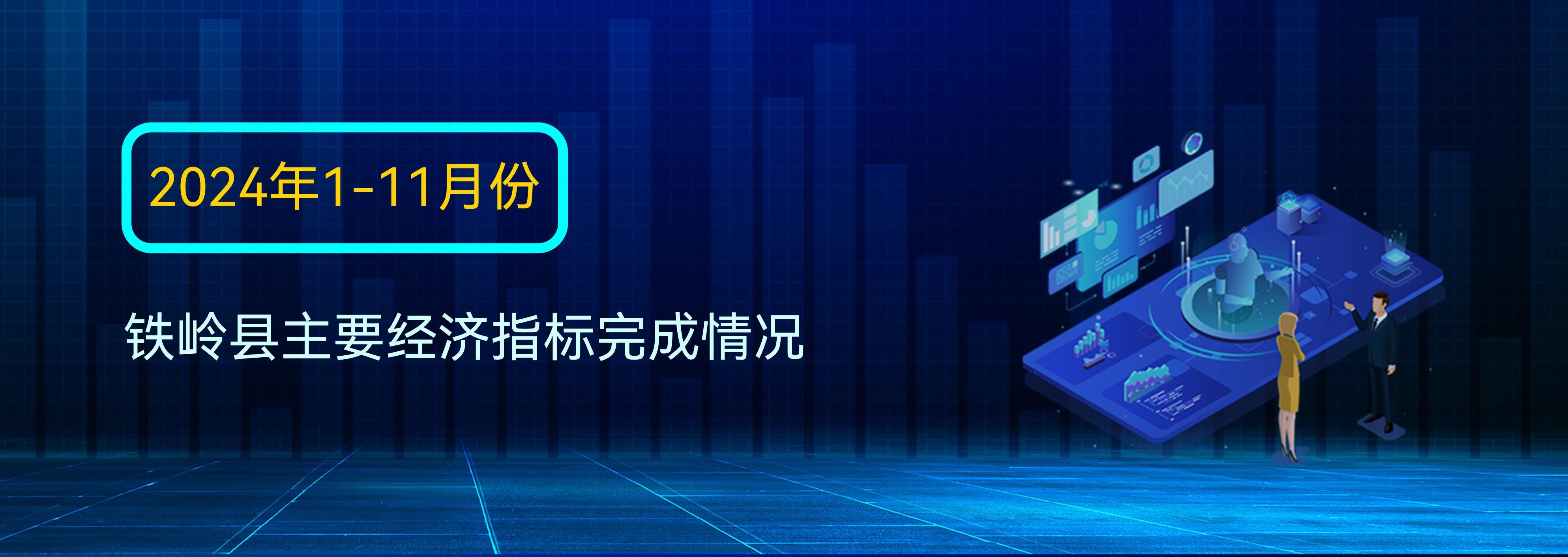 图说数据：2024年1-11月份铁岭县主要经济指标完成情况